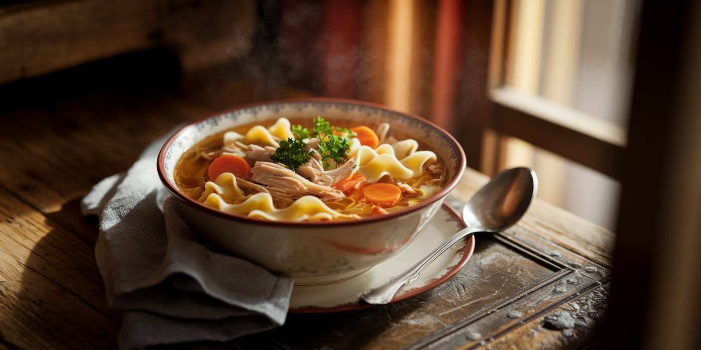 The Only Damn Chicken Noodle Soup Recipe You'll Ever Need (Unless You're My Mother-in-Law)